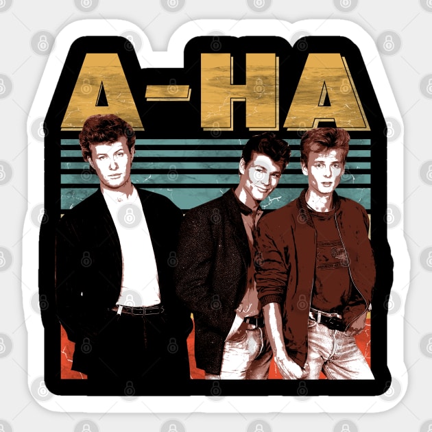 a-has Electric Synth-Pop Dreams on Your Shirt Sticker by Mushroom Time